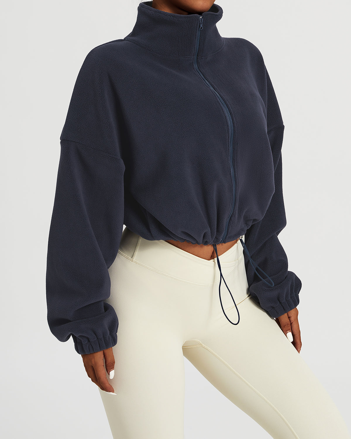 Ellie Crop Pullover - Blue