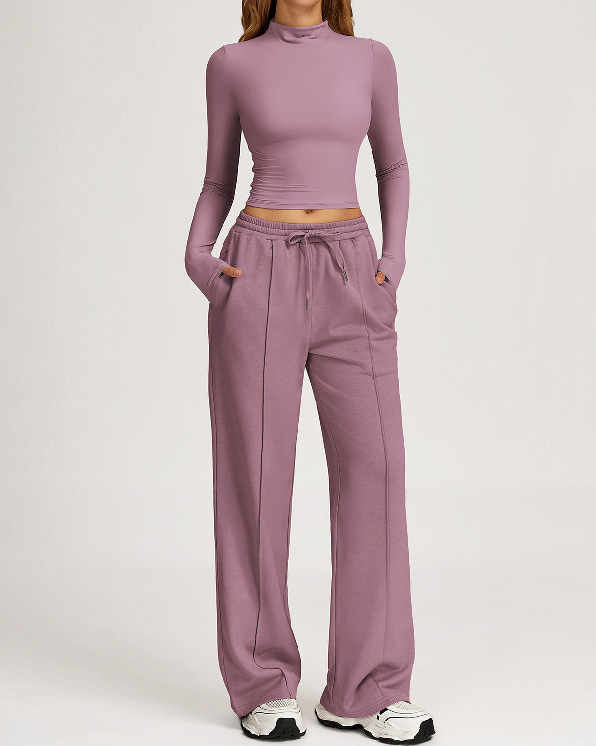 Harlow Sweatpants - Dusty Rose