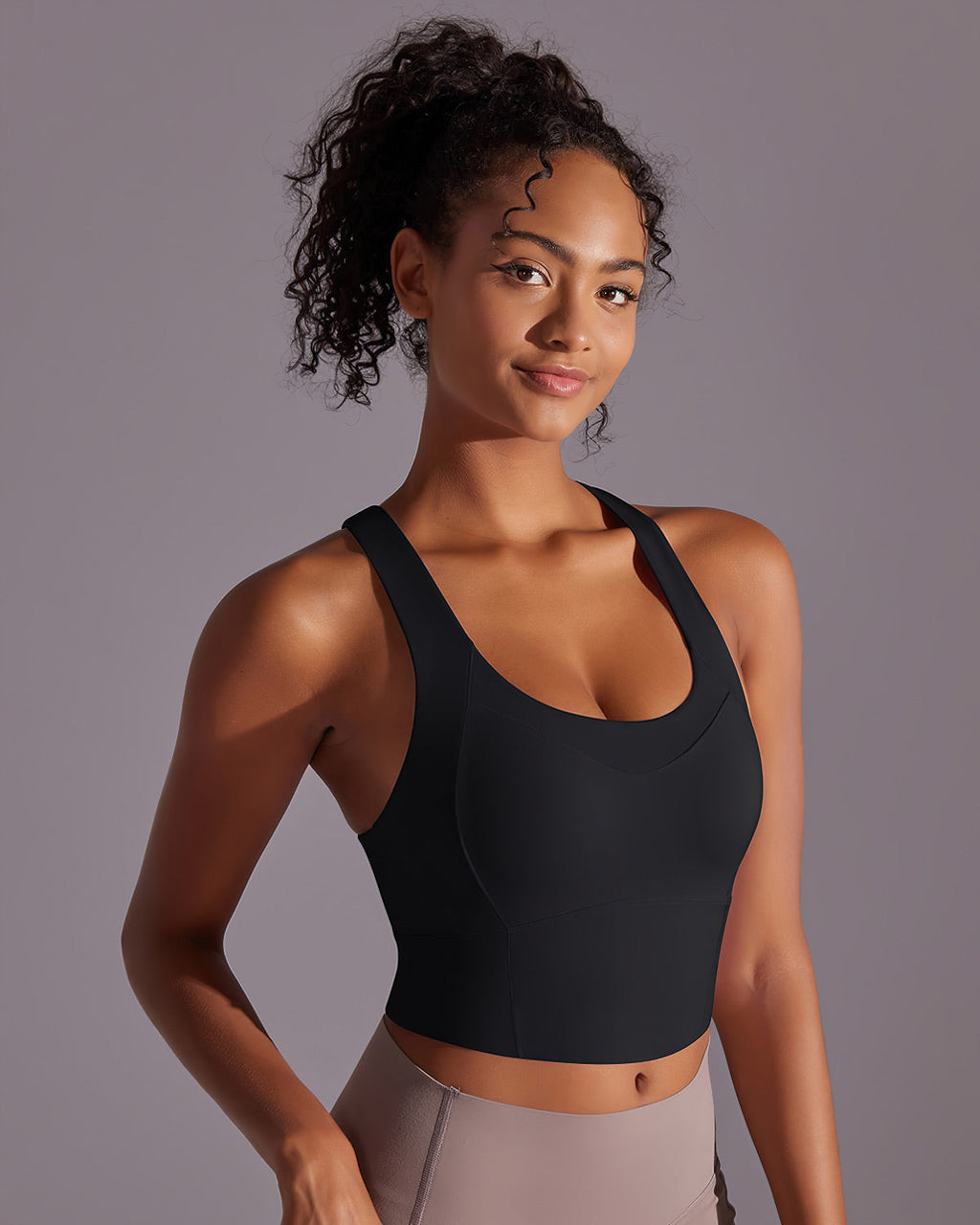 Lumi Crop Top - Black
