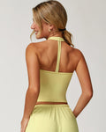 Rowena Crop Top - Lemon