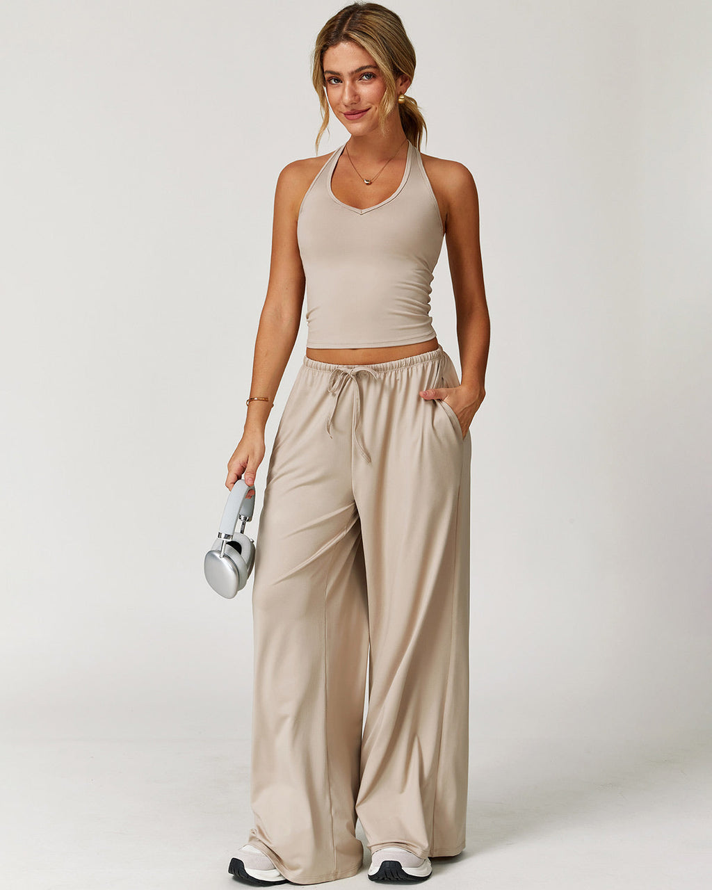 Rowena Sweatpants - Beige