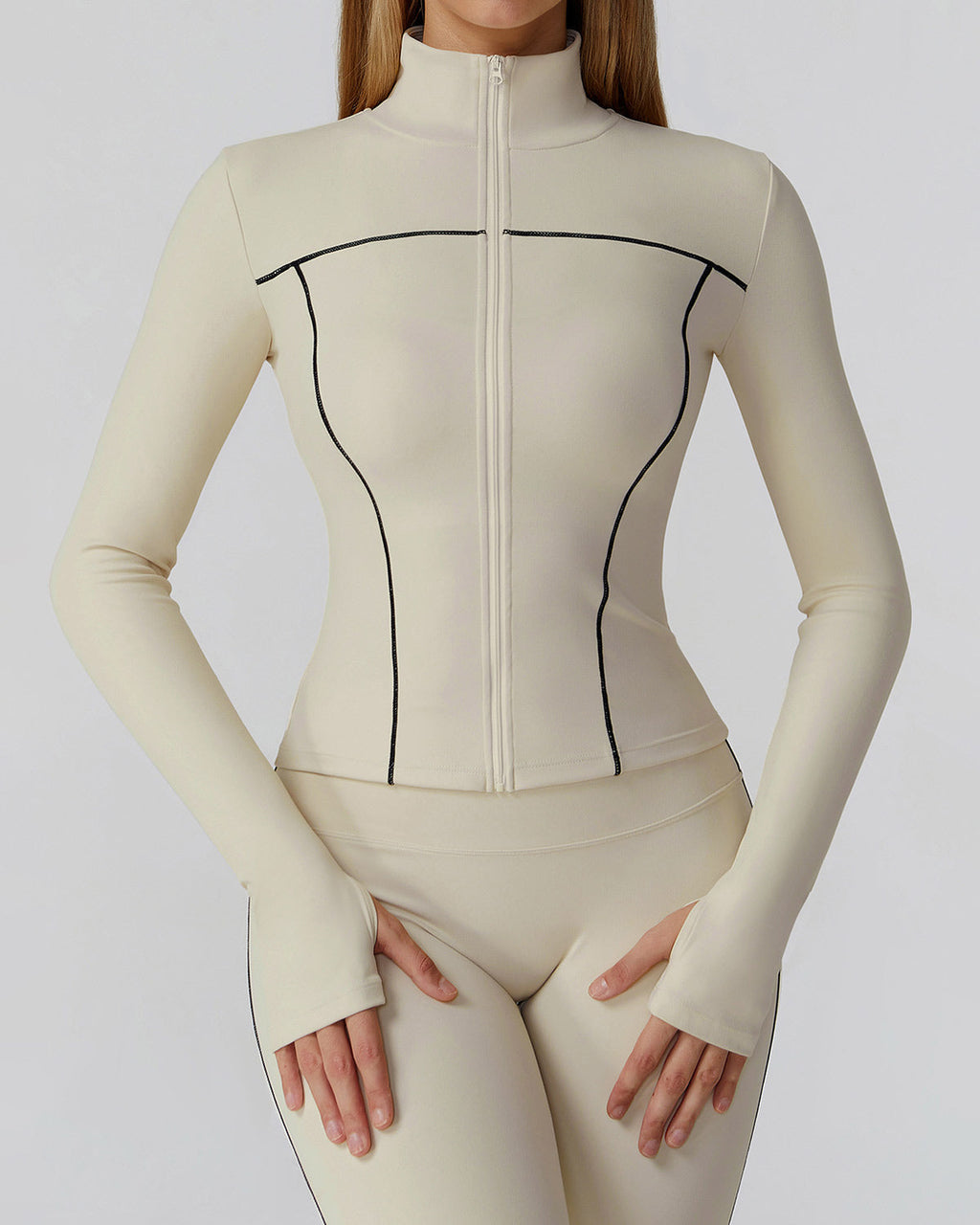Wren Active Jacket - Beige
