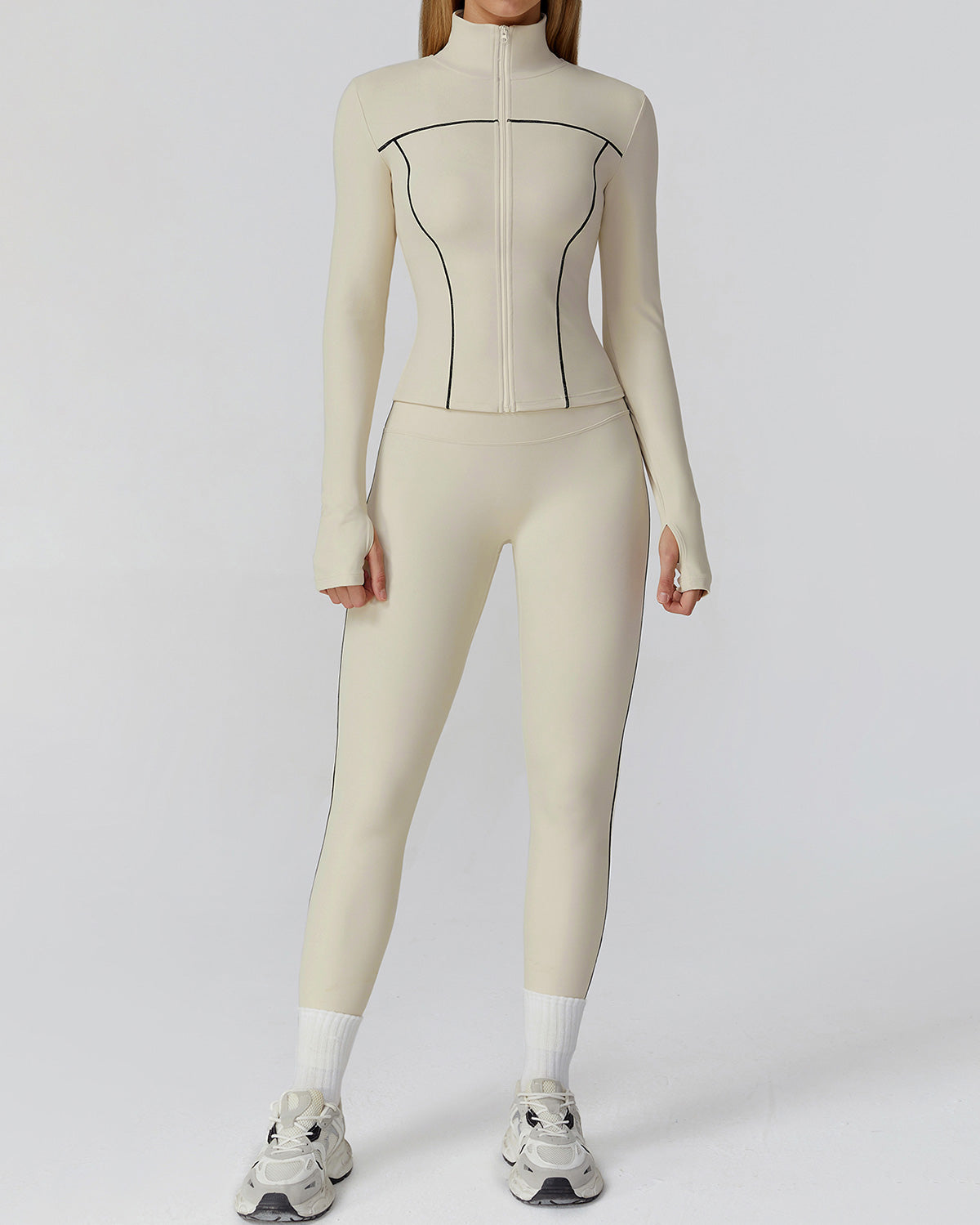 Wren Active Jacket - Beige