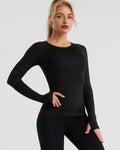 Elliot Mesh Long Sleeve - Black