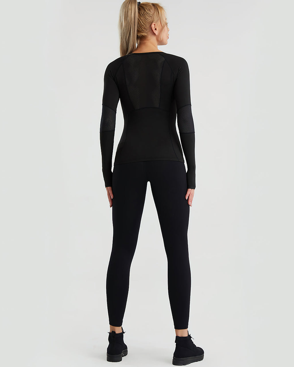 Elliot Mesh Long Sleeve - Black