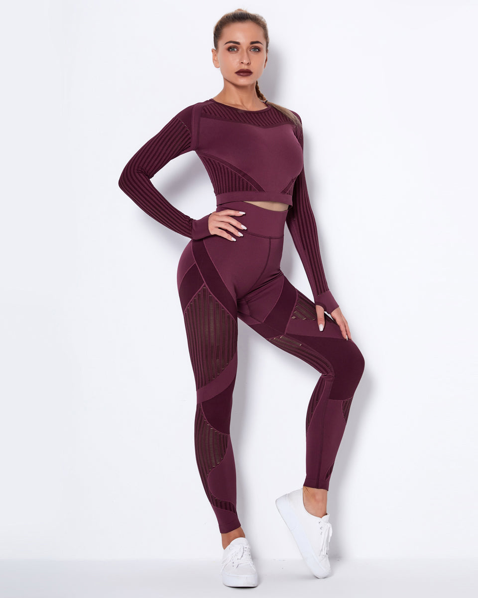 Lorica Long Sleeve - Burgundy