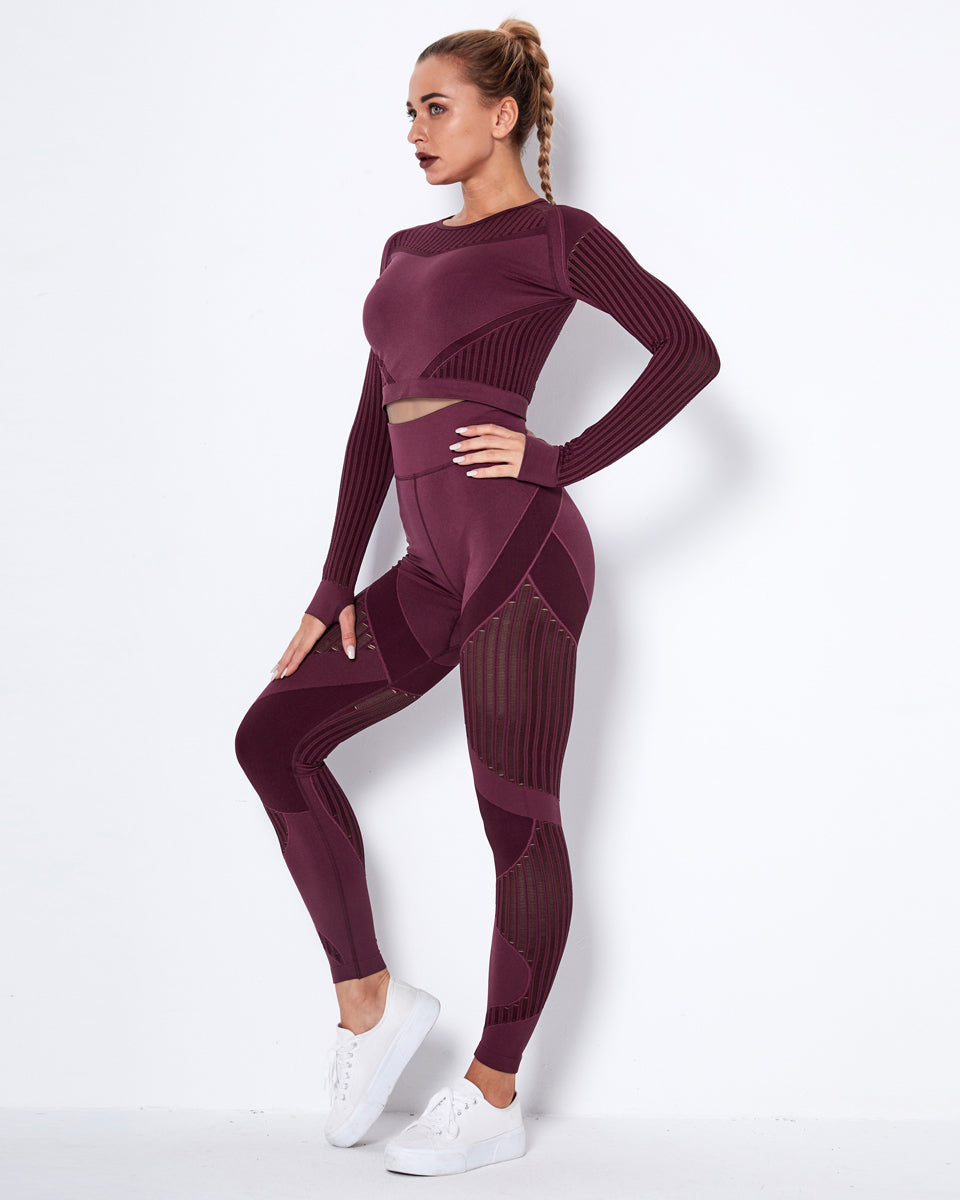 Lorica Long Sleeve - Burgundy