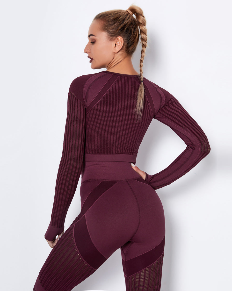 Lorica Long Sleeve - Burgundy